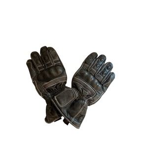 Indie Ridge Leather The Golden Glove Motorcycle‎ Glove Biker Sz XXL Gray